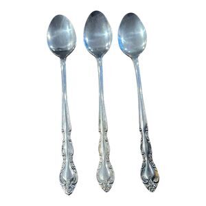 Set of 3 Imperial International Korea ICE TEA SPOONS